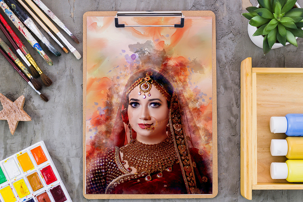 Watercolor Pro Photoshop Action, an Action Add-On by MRI STUDIO (Photo 14 of 14)