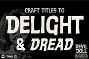 Devil Doll - Psychedelic Horror Font, a Sans Serif Font by Remedy667 (Thumbnail 5 of 7)