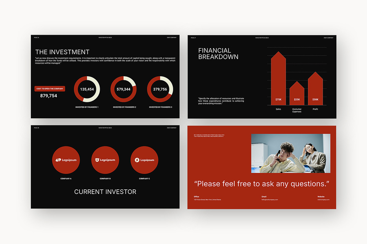 Eraf : Startup Pitch Powerpoint, a Presentation Template by Punkl Camp (Photo 16 of 16)