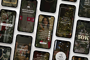 100 Luxury Christmas Reels Templates, a Social Media Template by DigiPax (Thumbnail 3 of 10)