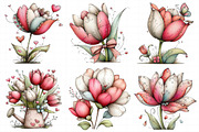 Whimsical Spring Umbrella Clipart, an Illustration by Daily.Designs (Thumbnail 8 of 8)