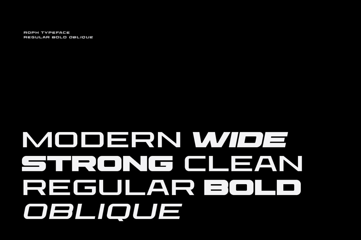 Roph – Modern Brand Identity Font, a Sans Serif Font by Typebae (Photo 2 of 8)