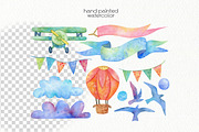 Watercolor Transport, an Illustration by OllyKo Art (Thumbnail 4 of 9)