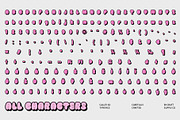 Calley 3D, a Sans Serif Font by Craft Supply Co. (Thumbnail 8 of 8)