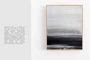 Black abstract modern painting, a Texture Illustration by identity.ART (Thumbnail 6 of 8)