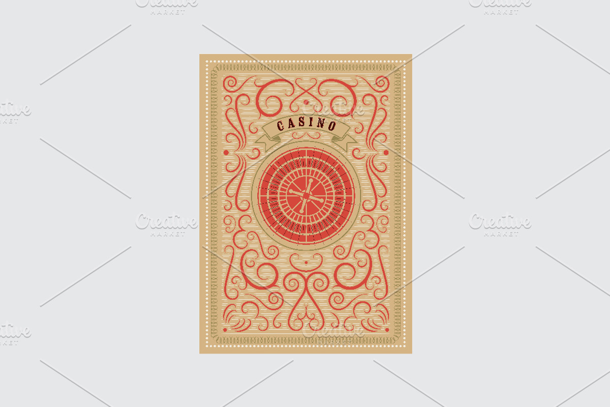 Casino vintage poster., a Decorative Illustration by PoPaShop (Photo 7 of 15)