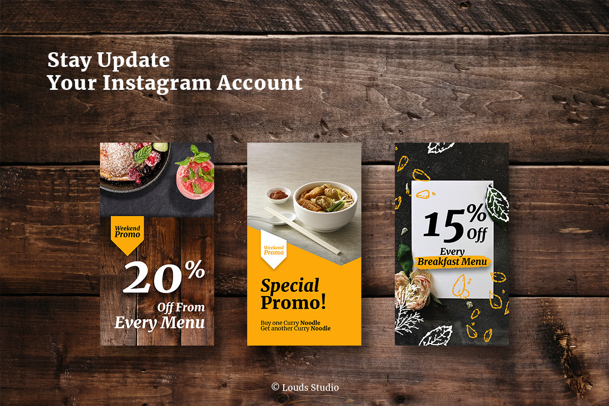 Canary - Resto Instagram Stories, a Social Media Template by Louds Studio (Photo 5 of 6)