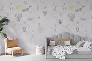 Wallpaper mockup Girl's room mockup, a Household Mockup by Hunny Badger (Thumbnail 4 of 6)