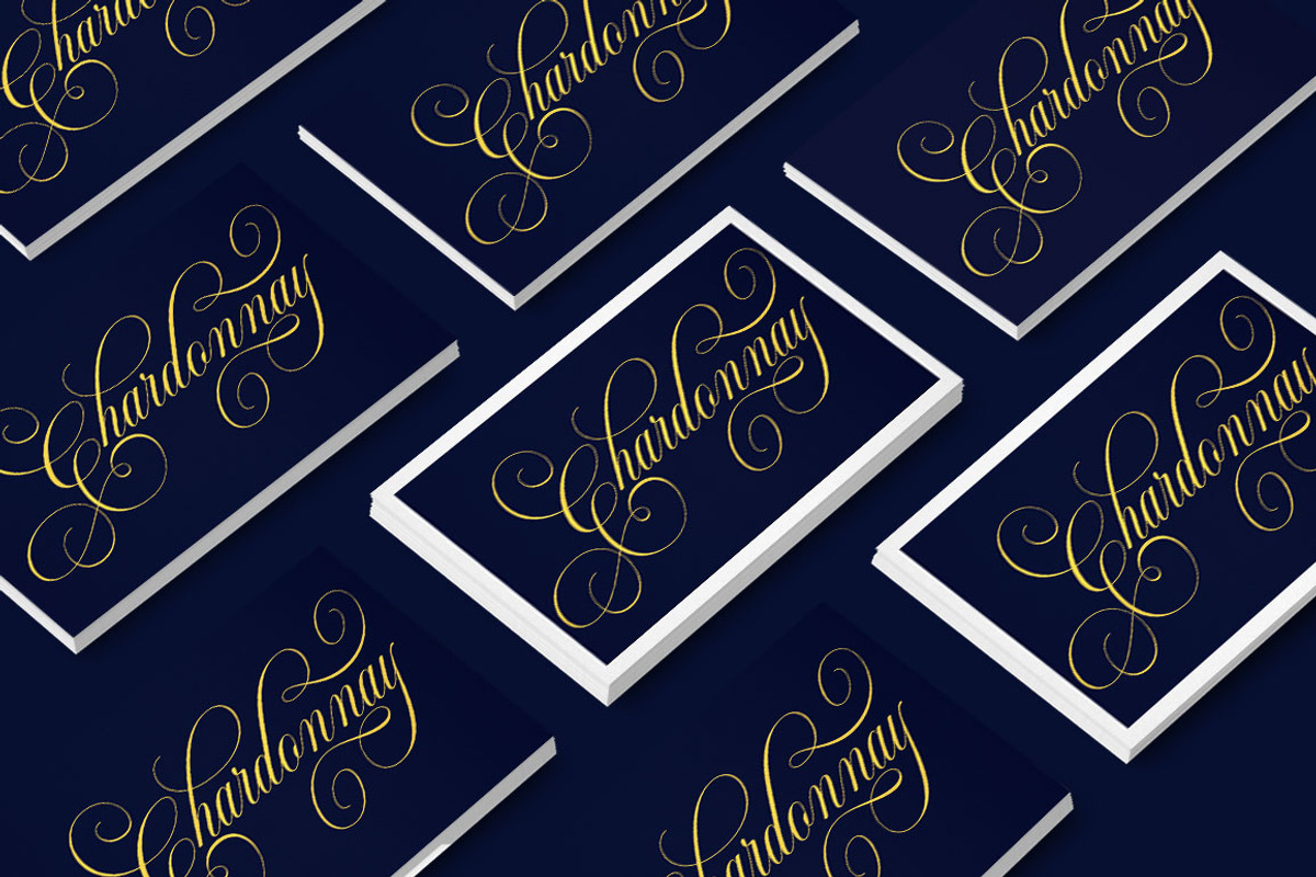 Chardonnay Script, a Script Font by Has_rizal (Photo 6 of 11)
