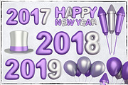 New Year 3D PNG Items Pack, an Object Graphic by pixaroma (Thumbnail 22 of 22)