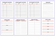 Printable Self-Care Journal Bundle, a Print Template by Mustafiz (Thumbnail 6 of 9)