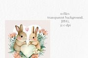 Valentine bunny happy valentines day, an Object Graphic by MyLittleMeow (Thumbnail 6 of 7)
