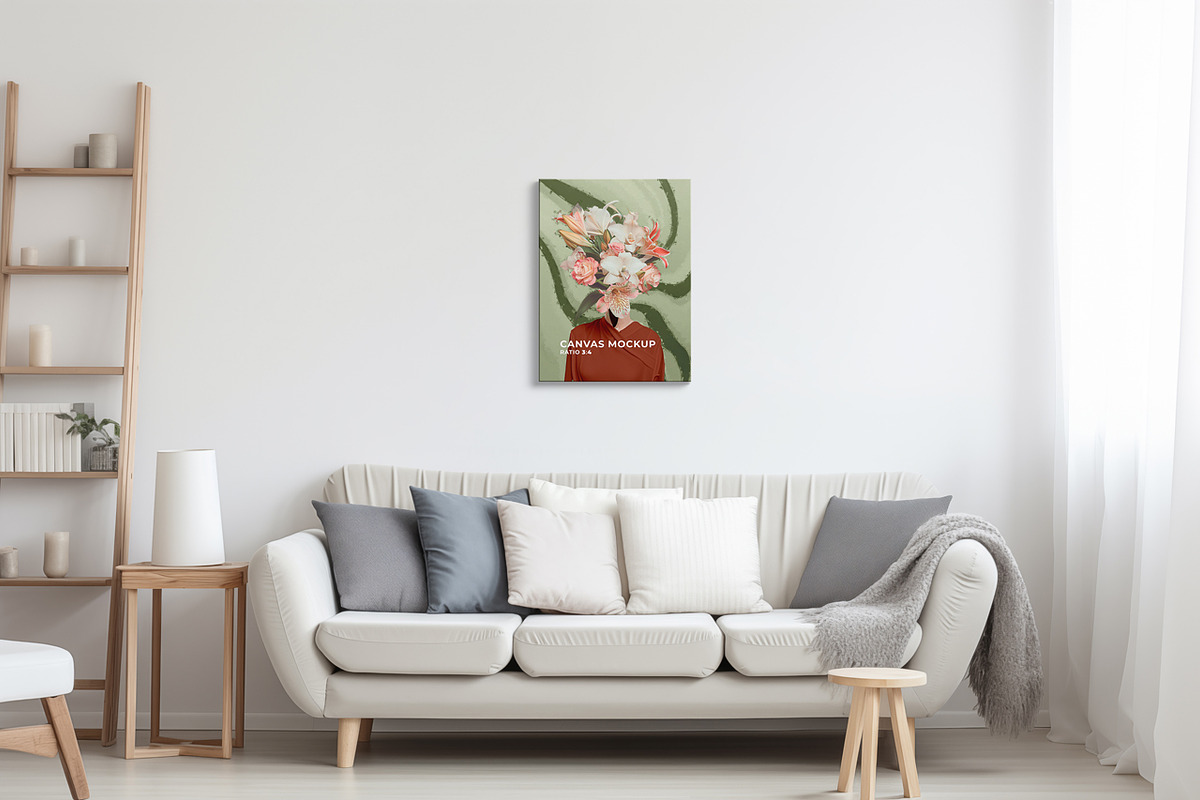 Canvas Mockup Kit 01, a Household Mockup by Mockups by Carlos Viloria (Photo 18 of 21)