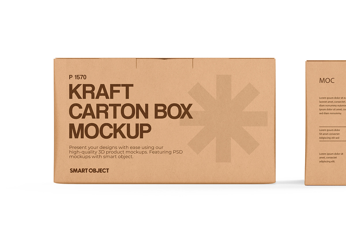Carton Box Mockup, a Packaging Mockup by Ram Studio LLC (Photo 6 of 16)