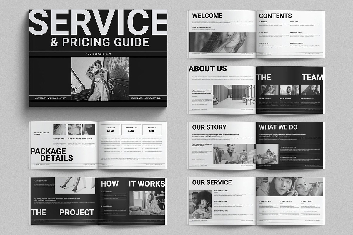 Service & Pricing Guide Landscape, a Brochure Template by E-Type (Photo 1 of 7)