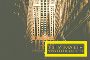 City Matte Lightroom Presets, an Action Add-On by N A N D U Z D E S I G N (Thumbnail 1 of 11)