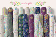 Vintage Flowers Collection, a Decorative Illustration by Mona Ahmed (Thumbnail 3 of 12)