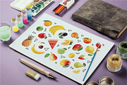 FRUITS (in vector), an Object Graphic by Orange Soda (Thumbnail 3 of 9)
