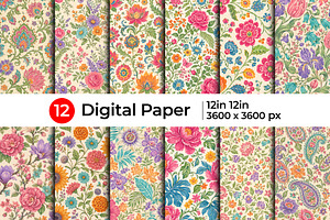 Vintage Cottagecore Floral Pattern, a Pattern Graphic by Artonix