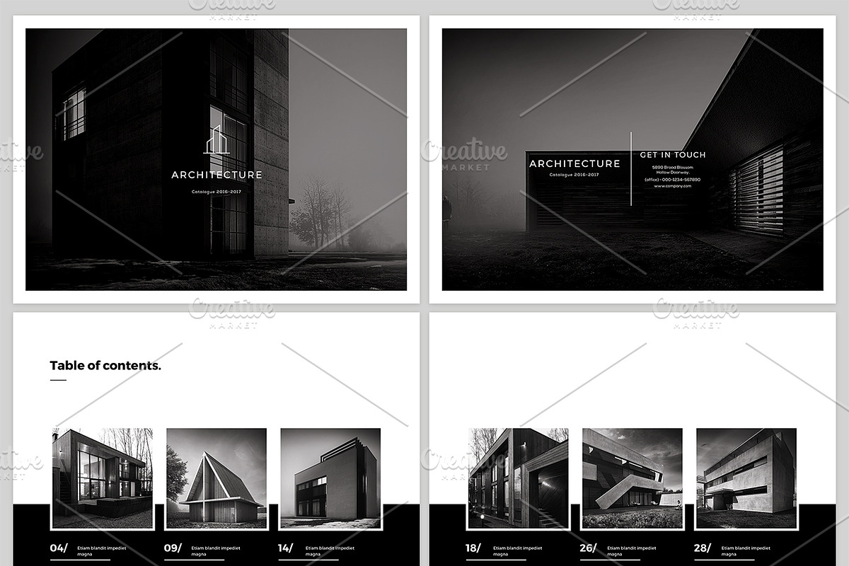 Architecture Landscape Brochure, a Brochure Template by ShapShapy (Photo 18 of 18)