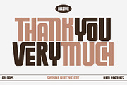 Shocking Palm Cake - Ligature Font, a Sans Serif Font by Airotype (Thumbnail 14 of 14)