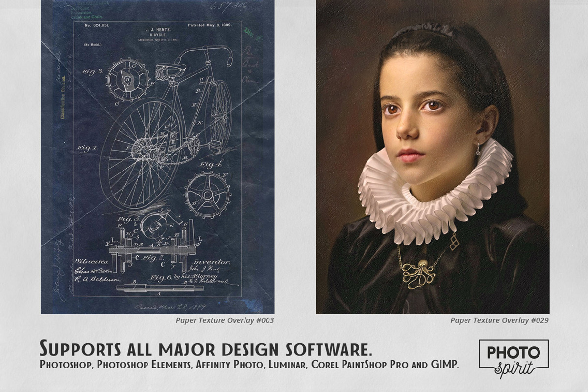 Paper Texture Effect Overlays, a Brushes & More by PhotoSpirit (Photo 5 of 9)