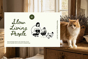 Slow Living People: Vector Line Art, a Person Illustration by divanovskaya_nv (Thumbnail 12 of 12)