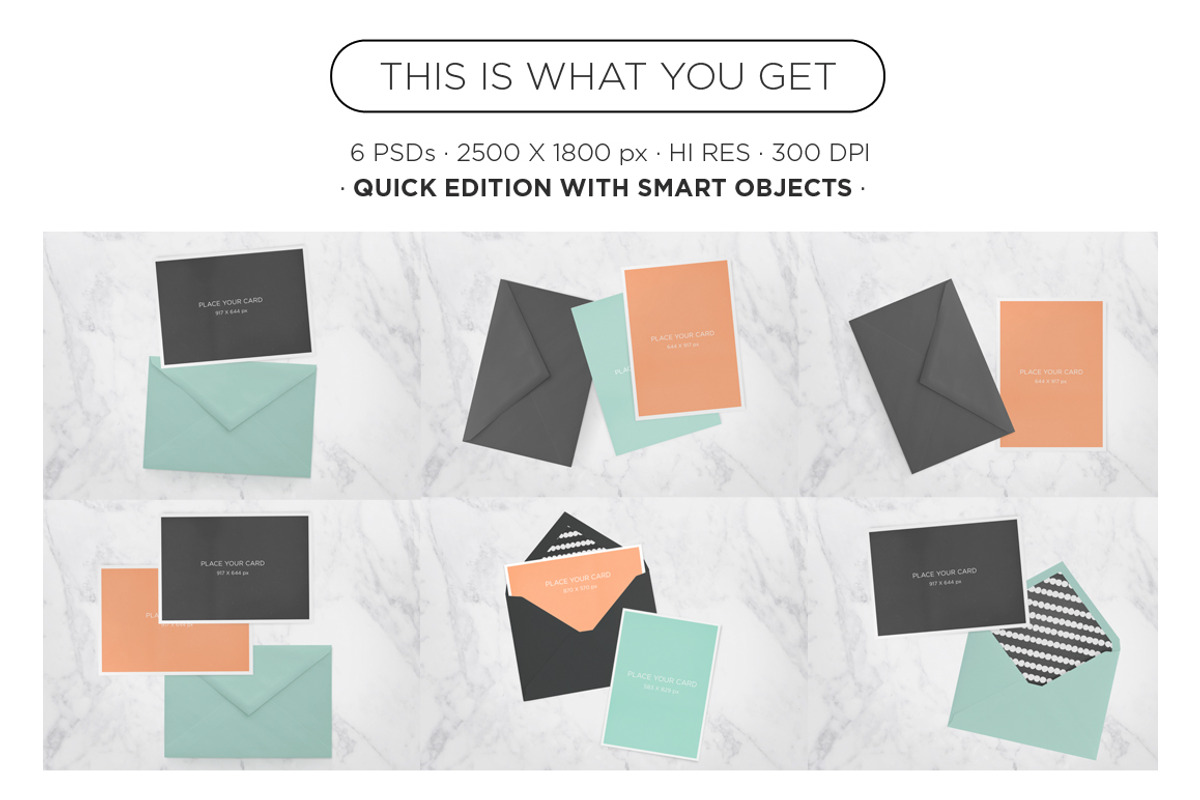 Greeting Cards MockUp, a Print Template by tomodachi studio (Photo 4 of 5)