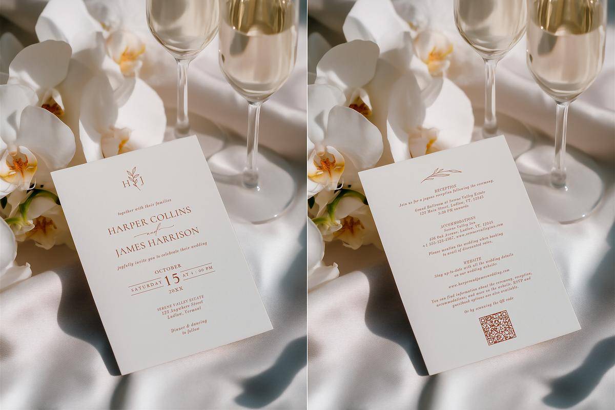 5x7 Orchid Wedding Invitation Mockup, a Product Mockup by Serenefeeling (Photo 2 of 6)