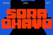 Sora Ohayo, a Sans Serif Font by Ideal Eksis (Thumbnail 1 of 9)
