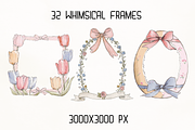 Whimsy Watercolor Soft Spring Easter, a Decorative Illustration by GiraffeCreative (Thumbnail 5 of 21)