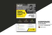 Corporate Business Flyer Template, a Flyer Template by creative-mint (Thumbnail 1 of 4)