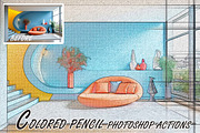3 in 1 Colored Pencil Photo Effects, an Action Add-On by 3d_model_tifotizi (Thumbnail 4 of 7)