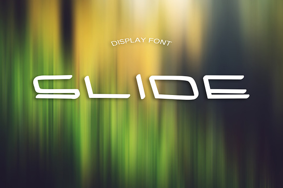 SLIDE font preview 4