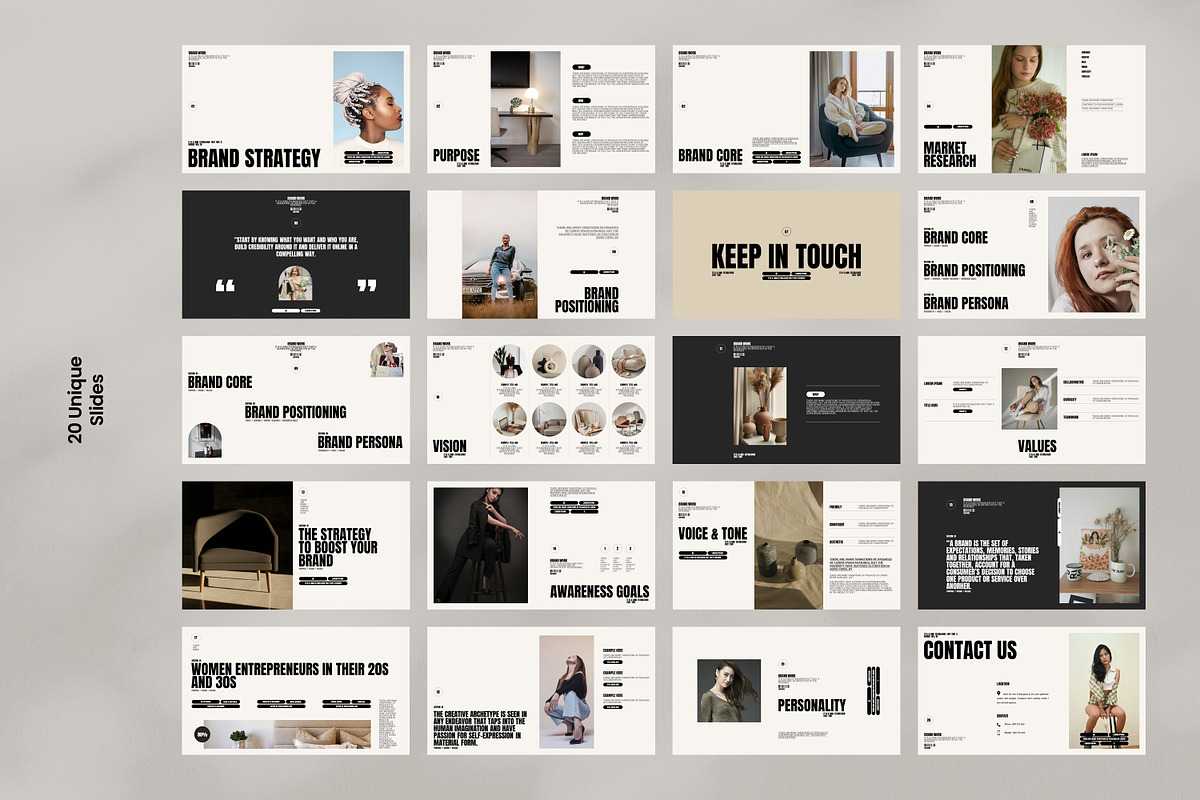 Brand Strategy Presentation Template, a Presentation Template by PrintIdea (Photo 8 of 8)