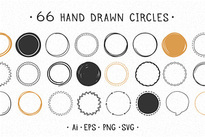 Hand Drawn Circle Frames