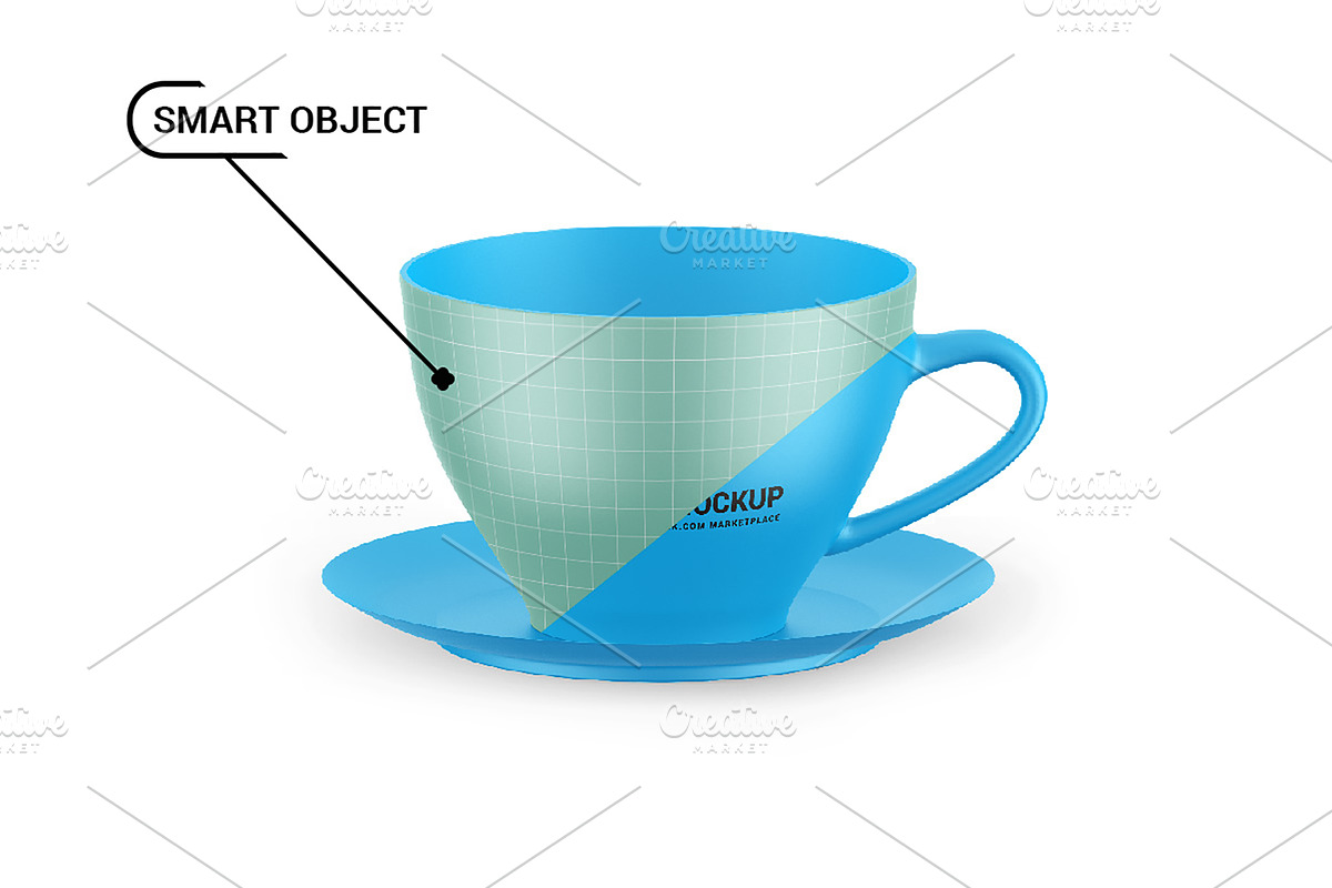 Tea Cup Mockup, a Cups & Container Mockup by Dev.Rawat21 (Photo 2 of 4)