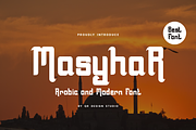 Masyhar - Arabic Font, a Serif Font by QR Design Studio (Thumbnail 1 of 6)