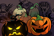 40 Halloween Stamps for Procreate!, a Brushes & More by Hello Trilly (Thumbnail 6 of 6)