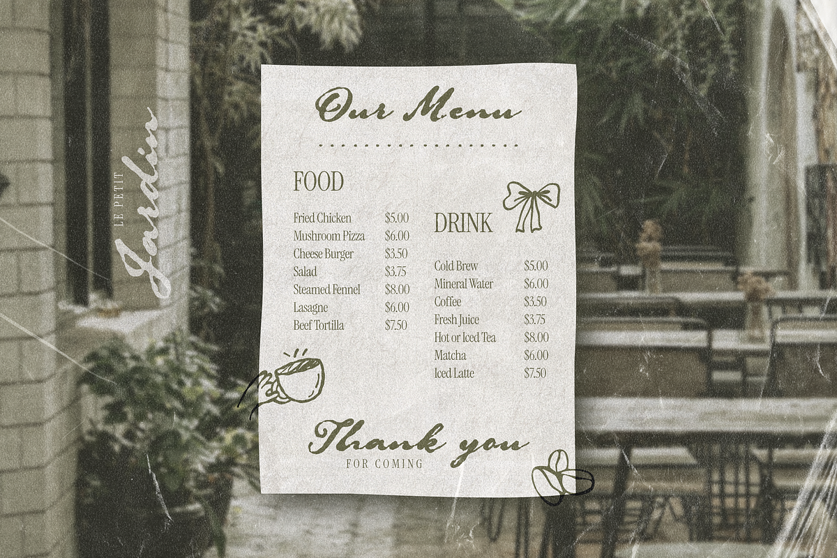 Rustic Market Raw Handwritten Script, a Script Font by Namara Creative Studio (Photo 6 of 13)