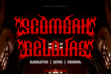 Scomgah Gelojas - Medieval Font