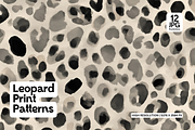 12 Leopard Print Patterns, a Pattern Graphic by HipFonts (Thumbnail 1 of 4)