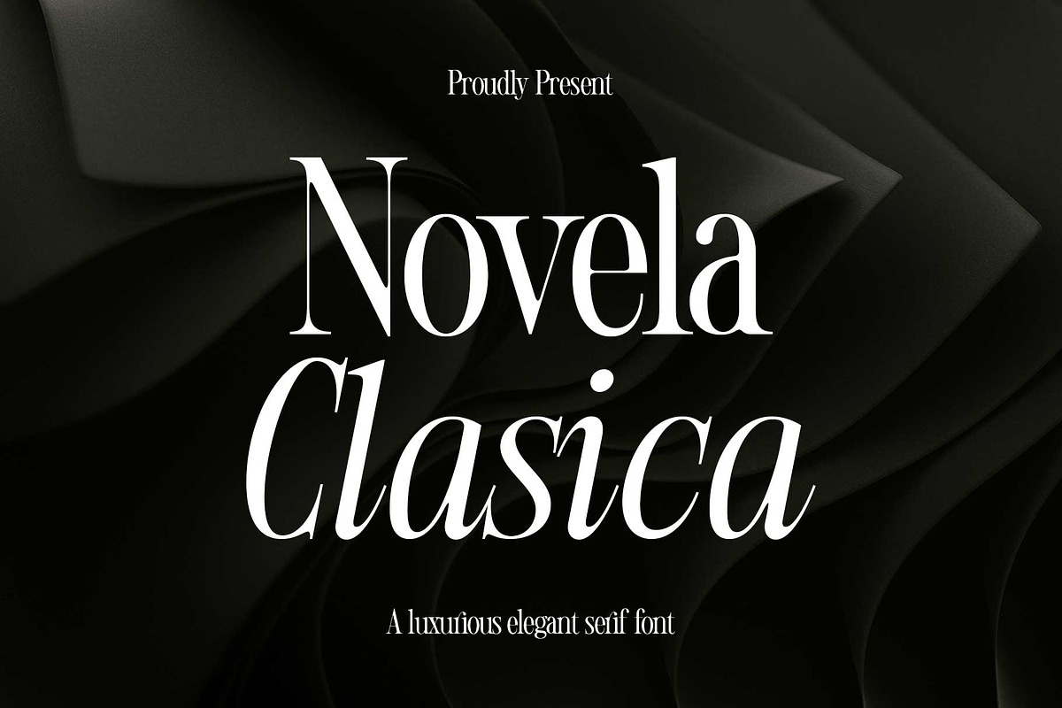 Novela Clasica - Modern Serif, a Serif Font by Novitype (Photo 1 of 12)