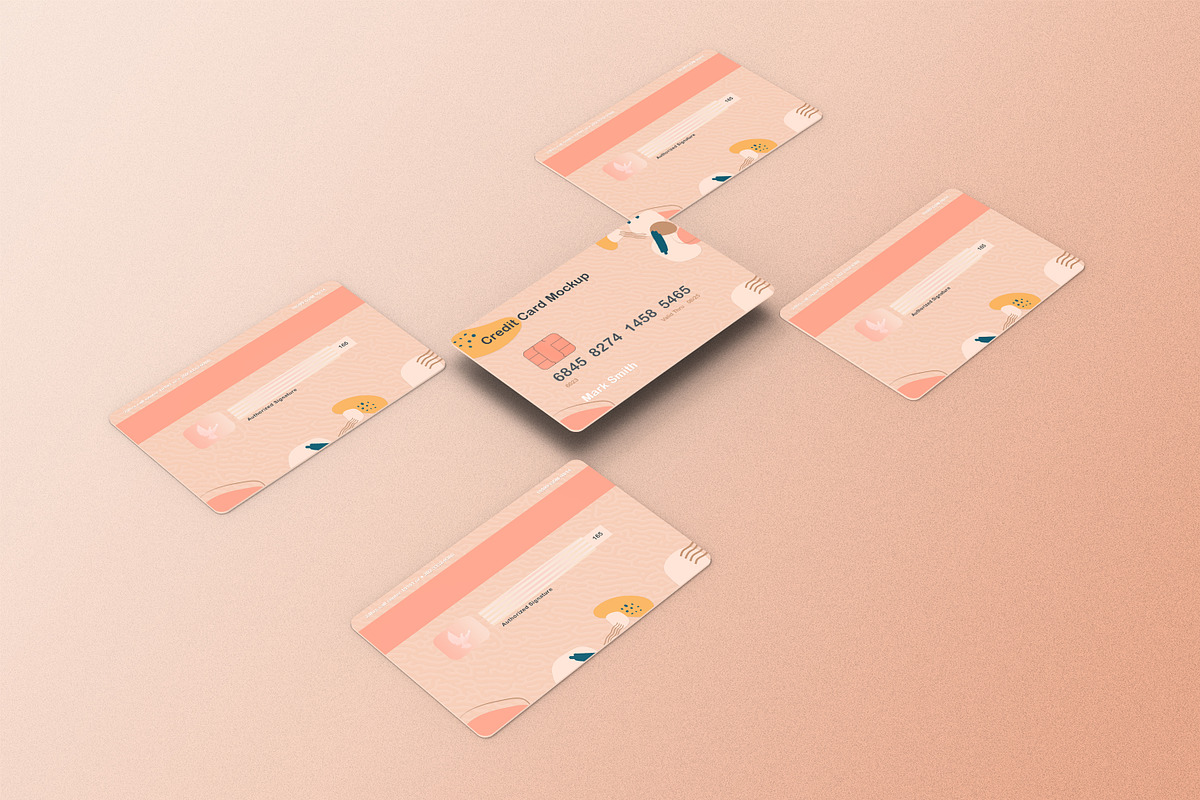 Credit Card Mockups Set | 51 PSD, a Print Template by ExplicitConcepts (Photo 30 of 51)