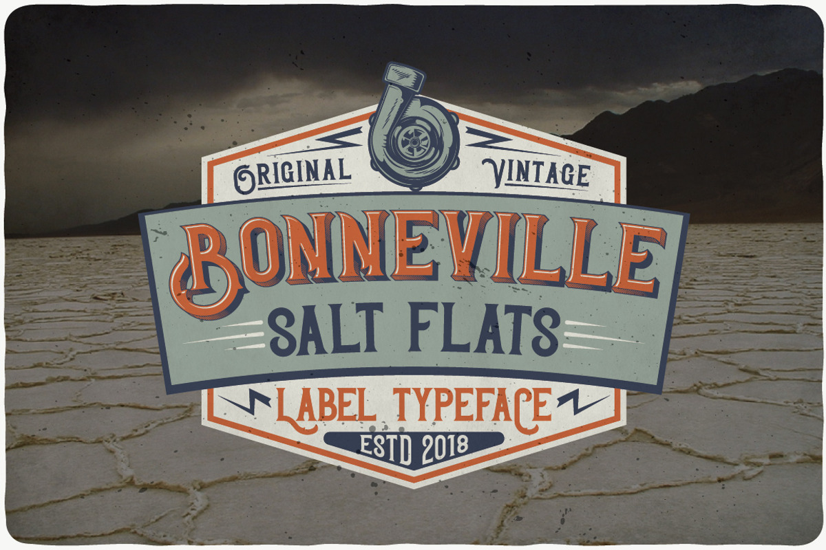 Bonneville Typeface preview 3