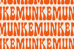 SG - MUNKE Groovy Display Font