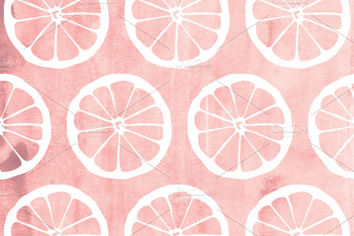 12 Summer Fruit Digital Patterns preview 4