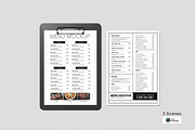 Restaurant Menu Mockups, a Books & Magazine Mockup by Alhaytar (Thumbnail 1 of 3)