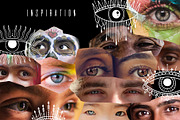 Eye of providence. Ink graphic set., a Decorative Illustration by Moonflora (Thumbnail 3 of 7)