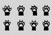 Animal Paw Silhouette Set, an Object Graphic by Artonix (Thumbnail 3 of 3)
